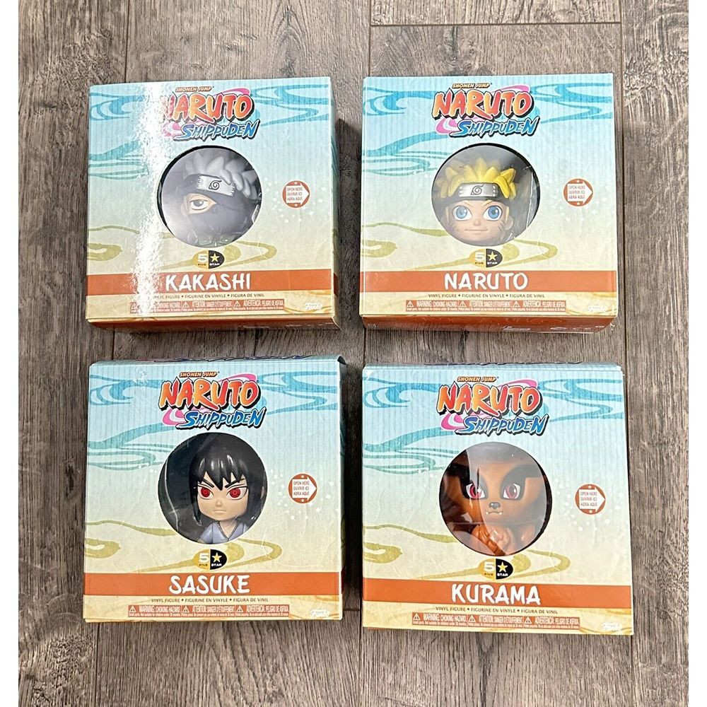 Naruto Funko 5 Star Kakashi Sasuke Kurama Naruto Collector Figures